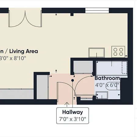 Comfortable For 2 People With Bathtub And Balcony In By Renters Warsaw